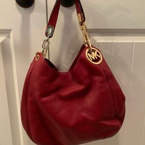 Michael Kors Red shoulder handbag